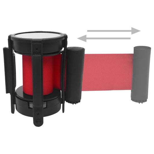 NNEVL Retractable Belt Barrier 200 cm Red