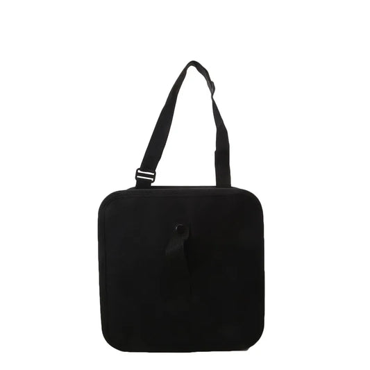 NNEOBA Car Trash Can with Storage Waterproof Bag with Mesh Pocket Black