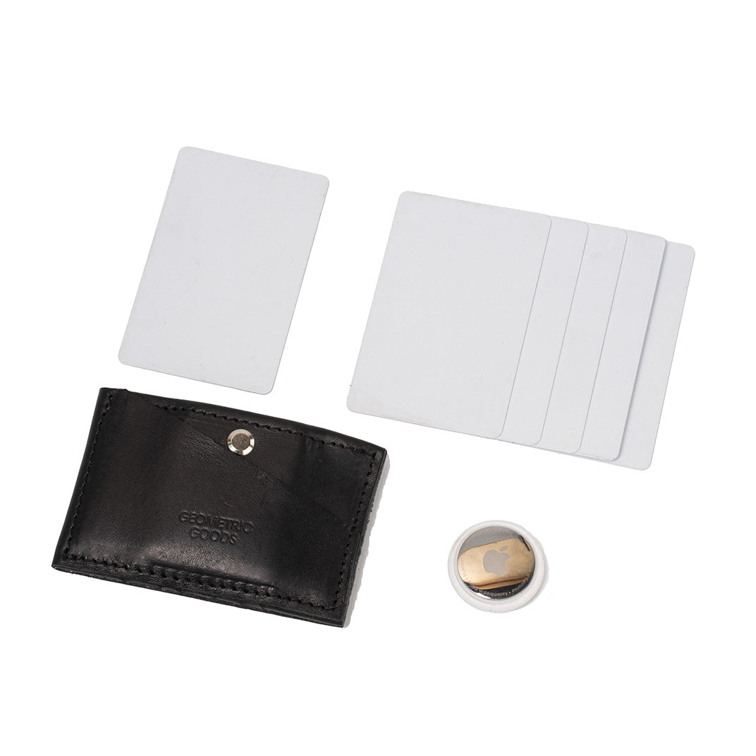 Leather AirTag wallet - The Minimalist 3.0