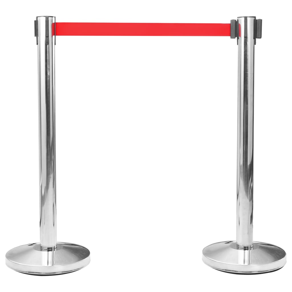 NNEVL Retractable Belt Barrier 200 cm Red
