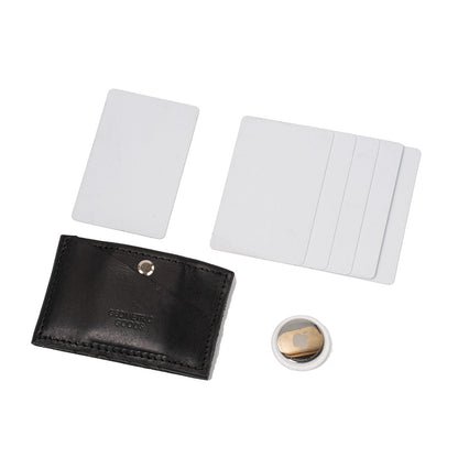 Leather AirTag wallet - The Minimalist 3.0